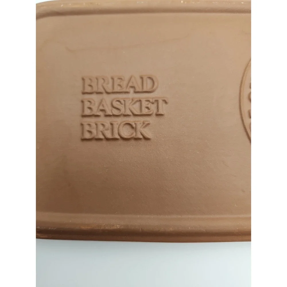 Longaberger Pottery Bread Basket Brick model #30074 Bread Warmer 11